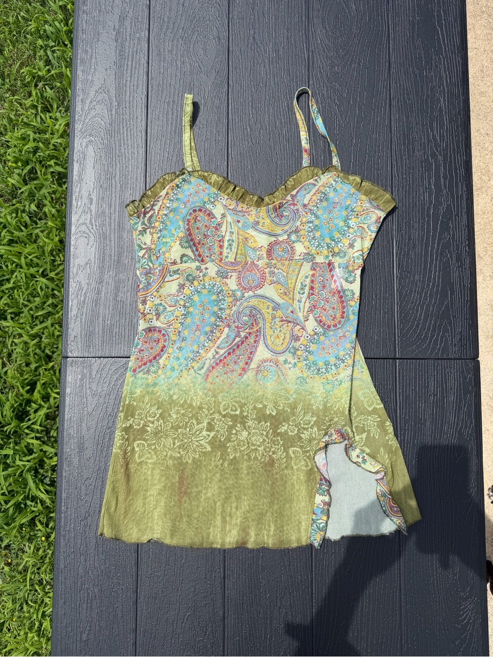 Cache Cache Euro Mesh Tank Top